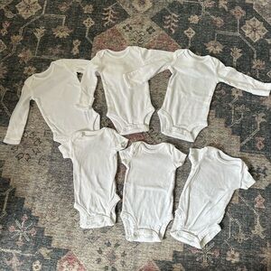 Carter’s Newborn Onesies - Pack of 6